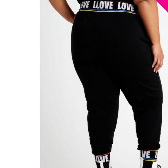 Ashley Stewart Pants - ASHLEY STEWART “LOVE” Athleisure Jogger Pants